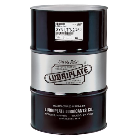 Lubriplate Syn Ltr-2/460, Drum, Lithium Complex, Heavy Duty, Tacky Red-Colored Grease L0169-040